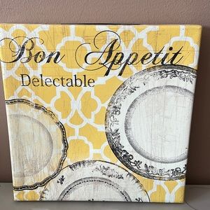 Bon Appetit kitchen sign decor